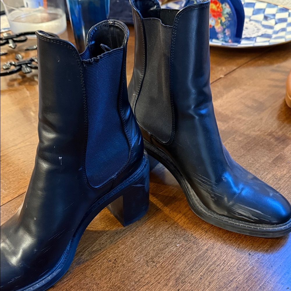 Zara Black Ankle Boots